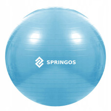 Фитбол Springos 55 cm Anti-Burst FB0006 Sky Blue